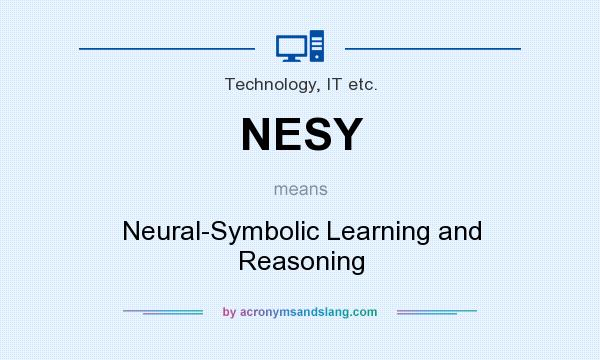 What does NESY mean? It stands for Neural-Symbolic Learning and Reasoning