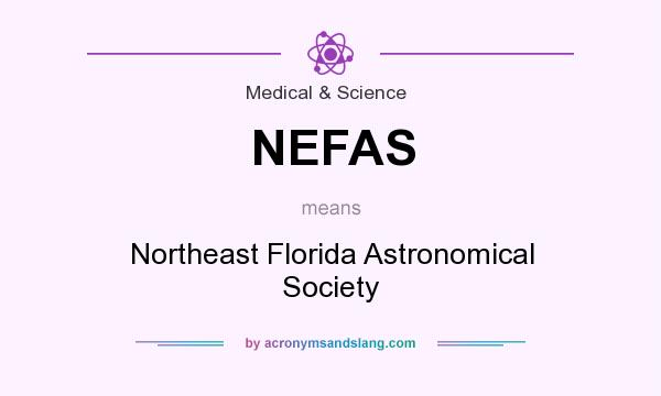 What does NEFAS mean? It stands for Northeast Florida Astronomical Society