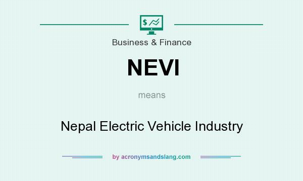 What does NEVI mean? It stands for Nepal Electric Vehicle Industry