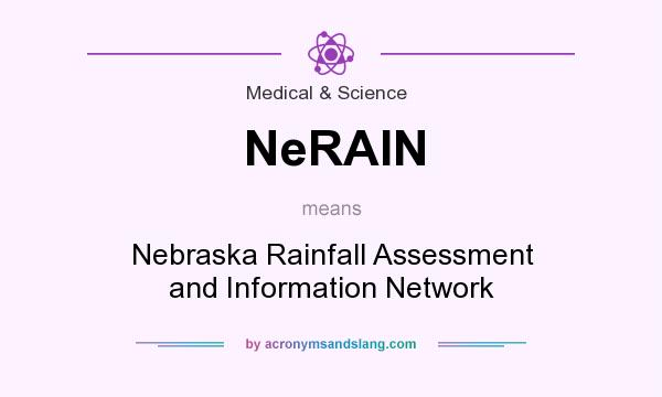 What does NeRAIN mean? It stands for Nebraska Rainfall Assessment and Information Network