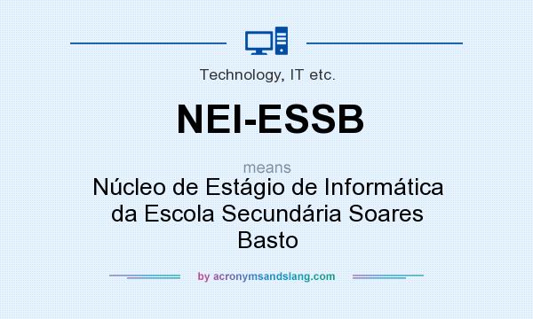 What does NEI-ESSB mean? It stands for Núcleo de Estágio de Informática da Escola Secundária Soares Basto
