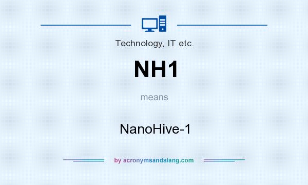 What does NH1 mean? It stands for NanoHive-1