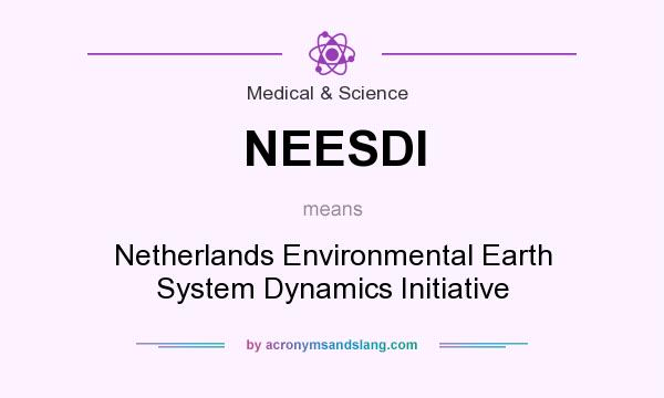 What does NEESDI mean? It stands for Netherlands Environmental Earth System Dynamics Initiative