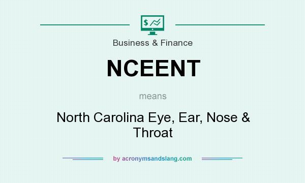 What does NCEENT mean? It stands for North Carolina Eye, Ear, Nose & Throat