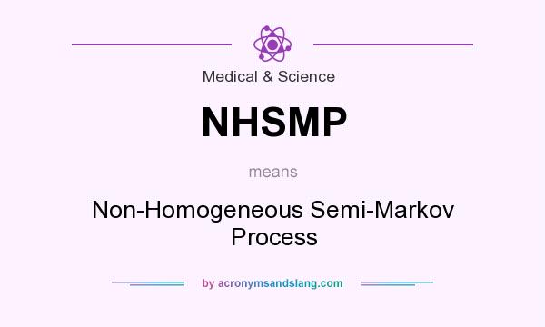 What does NHSMP mean? It stands for Non-Homogeneous Semi-Markov Process