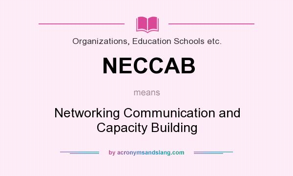 What does NECCAB mean? It stands for Networking Communication and Capacity Building