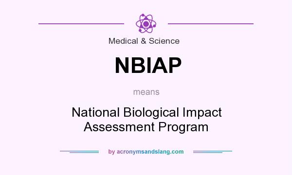 What does NBIAP mean? It stands for National Biological Impact Assessment Program