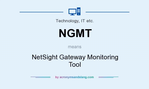 What does NGMT mean? It stands for NetSight Gateway Monitoring Tool