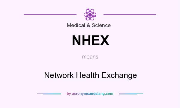 What does NHEX mean? It stands for Network Health Exchange