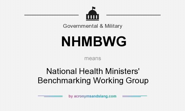What does NHMBWG mean? It stands for National Health Ministers` Benchmarking Working Group