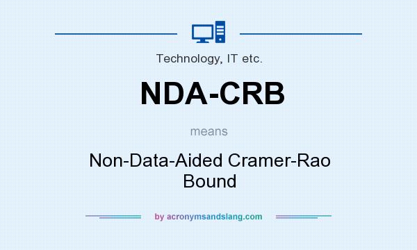 What does NDA-CRB mean? It stands for Non-Data-Aided Cramer-Rao Bound