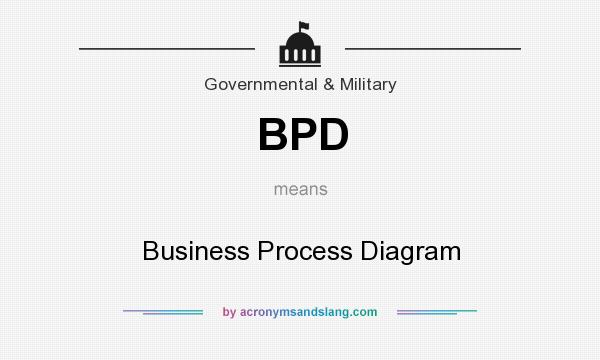 What does BPD mean? It stands for Business Process Diagram