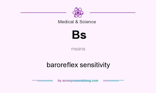 What does Bs mean? It stands for baroreflex sensitivity