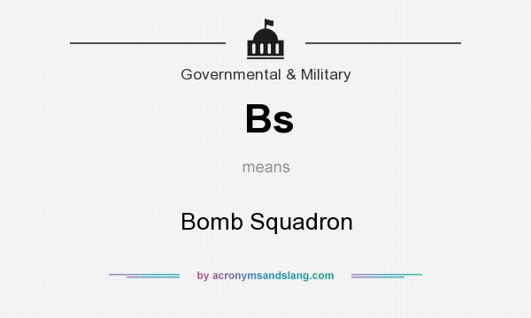 What does Bs mean? It stands for Bomb Squadron