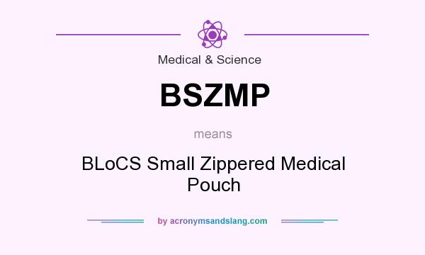 What does BSZMP mean? It stands for BLoCS Small Zippered Medical Pouch