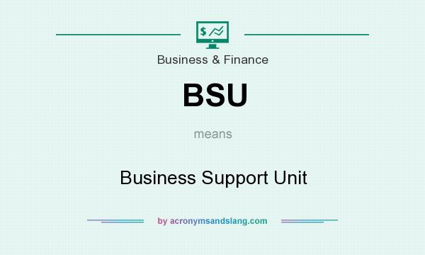 What does BSU mean? It stands for Business Support Unit