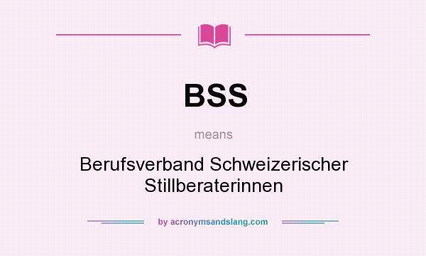 What does BSS mean? It stands for Berufsverband Schweizerischer Stillberaterinnen