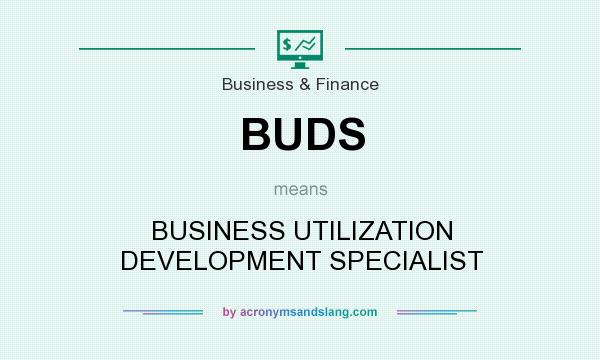 What does BUDS mean? It stands for BUSINESS UTILIZATION DEVELOPMENT SPECIALIST