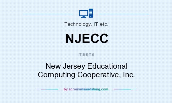 What does NJECC mean? It stands for New Jersey Educational Computing Cooperative, Inc.