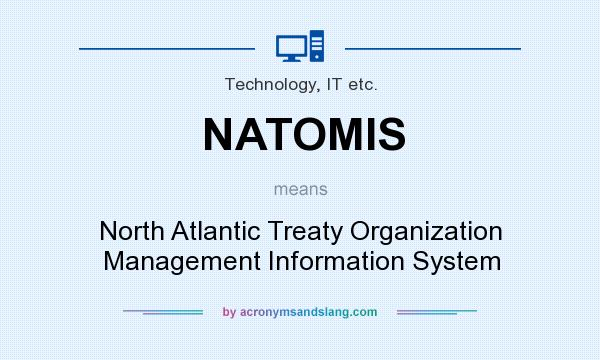 What does NATOMIS mean? It stands for North Atlantic Treaty Organization Management Information System
