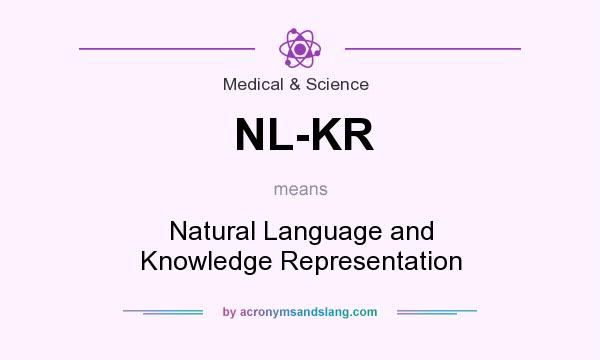 What does NL-KR mean? It stands for Natural Language and Knowledge Representation
