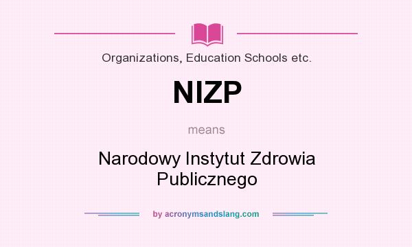 What does NIZP mean? It stands for Narodowy Instytut Zdrowia Publicznego