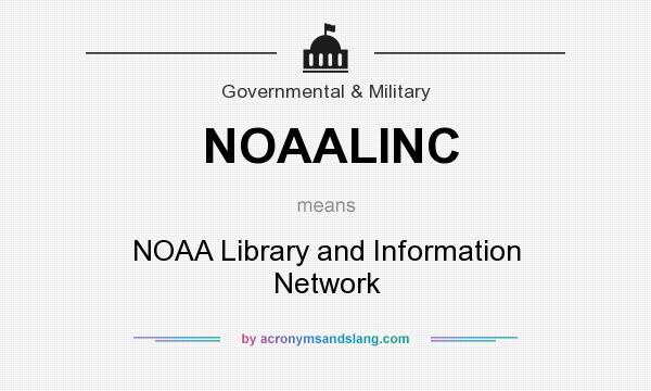 What does NOAALINC mean? It stands for NOAA Library and Information Network