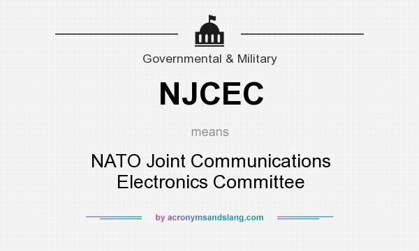 What does NJCEC mean? It stands for NATO Joint Communications Electronics Committee