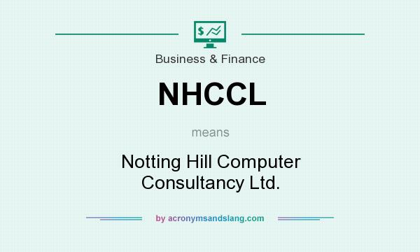 What does NHCCL mean? It stands for Notting Hill Computer Consultancy Ltd.