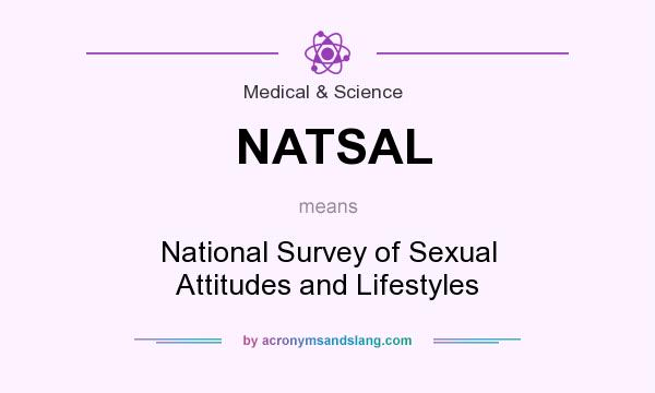 What does NATSAL mean? It stands for National Survey of Sexual Attitudes and Lifestyles