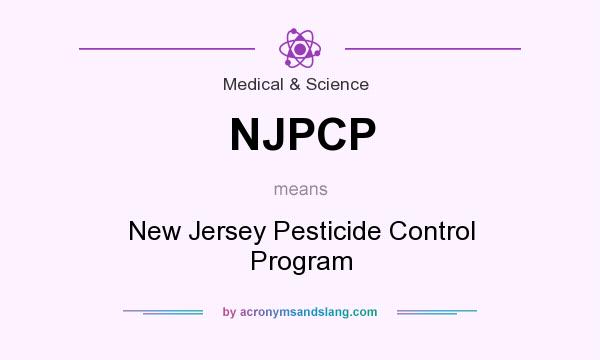 What does NJPCP mean? It stands for New Jersey Pesticide Control Program