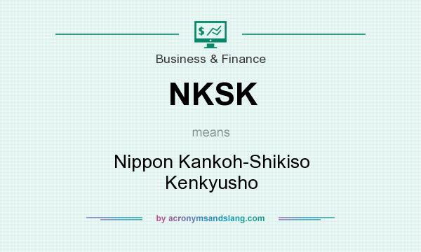 What does NKSK mean? It stands for Nippon Kankoh-Shikiso Kenkyusho