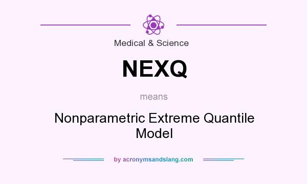 What does NEXQ mean? It stands for Nonparametric Extreme Quantile Model