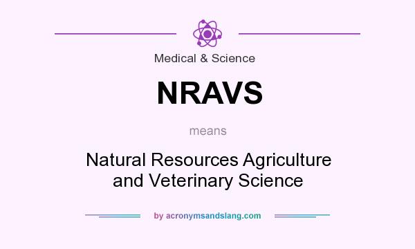 What does NRAVS mean? It stands for Natural Resources Agriculture and Veterinary Science
