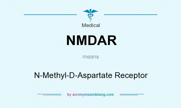 What does NMDAR mean? It stands for N-Methyl-D-Aspartate Receptor
