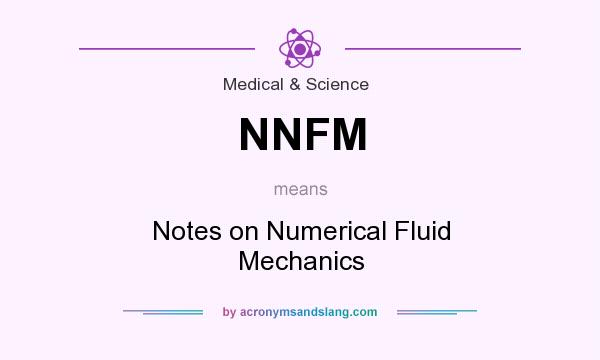 What does NNFM mean? It stands for Notes on Numerical Fluid Mechanics