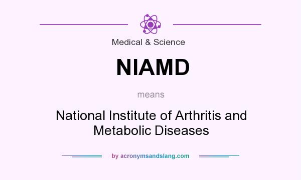 What does NIAMD mean? It stands for National Institute of Arthritis and Metabolic Diseases