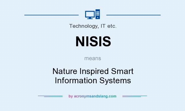 What does NISIS mean? It stands for Nature Inspired Smart Information Systems