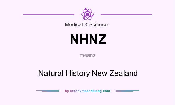 What does NHNZ mean? It stands for Natural History New Zealand