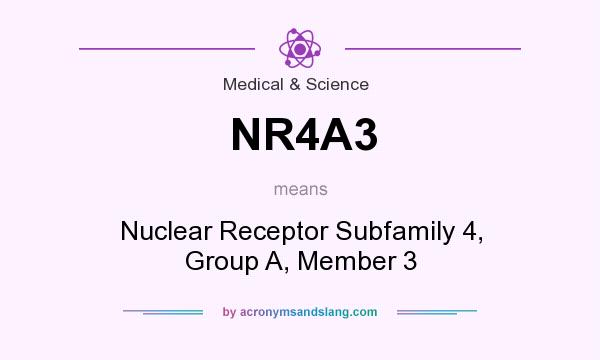 What does NR4A3 mean? It stands for Nuclear Receptor Subfamily 4, Group A, Member 3