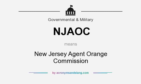 What does NJAOC mean? It stands for New Jersey Agent Orange Commission