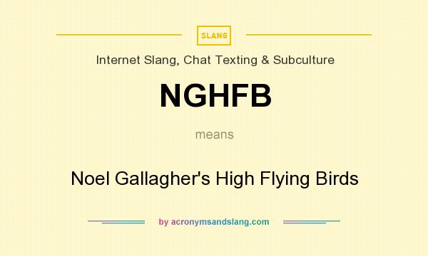 What does NGHFB mean? It stands for Noel Gallagher`s High Flying Birds