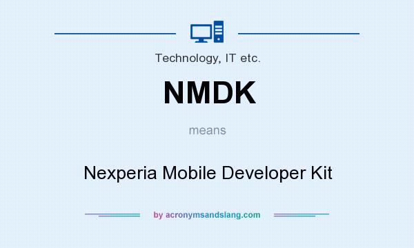 What does NMDK mean? It stands for Nexperia Mobile Developer Kit