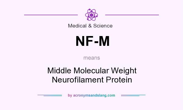 What does NF-M mean? It stands for Middle Molecular Weight Neurofilament Protein
