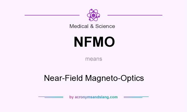 What does NFMO mean? It stands for Near-Field Magneto-Optics