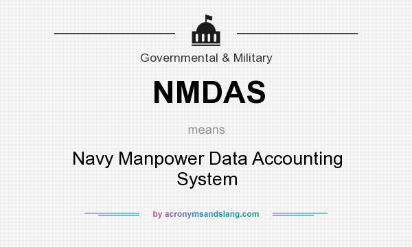 What does NMDAS mean? It stands for Navy Manpower Data Accounting System
