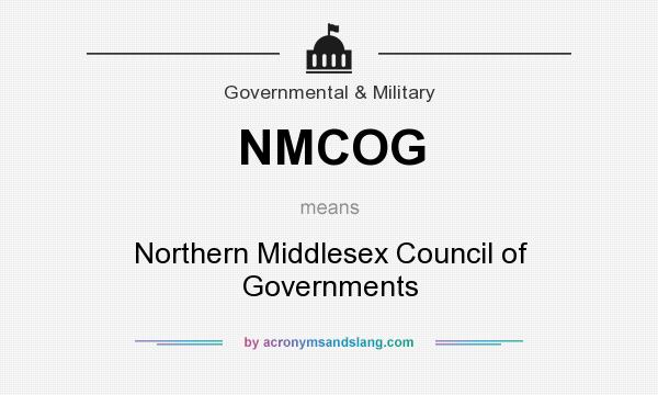 What does NMCOG mean? It stands for Northern Middlesex Council of Governments