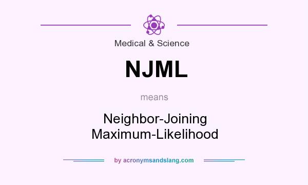 What does NJML mean? It stands for Neighbor-Joining Maximum-Likelihood