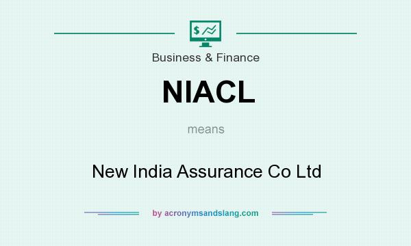What does NIACL mean? It stands for New India Assurance Co Ltd