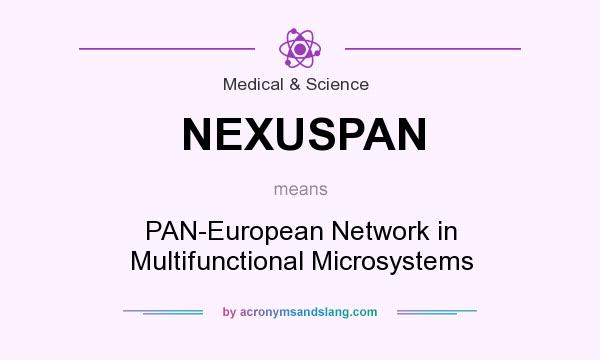 What does NEXUSPAN mean? It stands for PAN-European Network in Multifunctional Microsystems